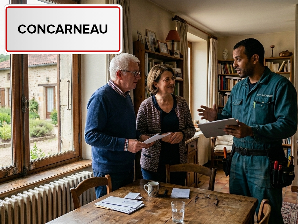 Installation de pompe à chaleur à Concarneau (29900) dans le Finistère