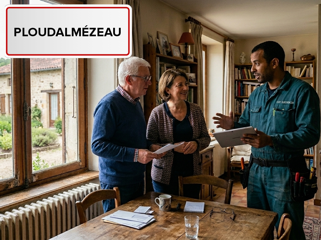 Installation de pompe à chaleur à Ploudalmézeau (29830) dans le Finistère